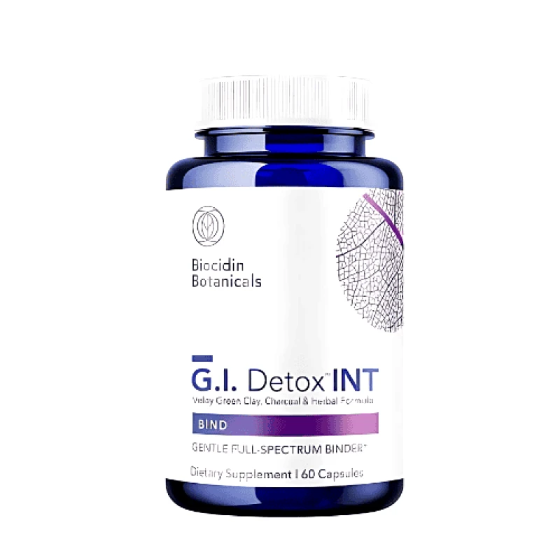 Biocidin Botanicals Biocidin G.I. Detox+ (60 vcaps) - Δεσμευτικό τοξινών (Binders)