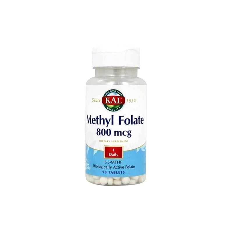 KAL KAL Methyl Folate 800mcg (90 mini tablets) – Ενεργό Φολικό Οξύ