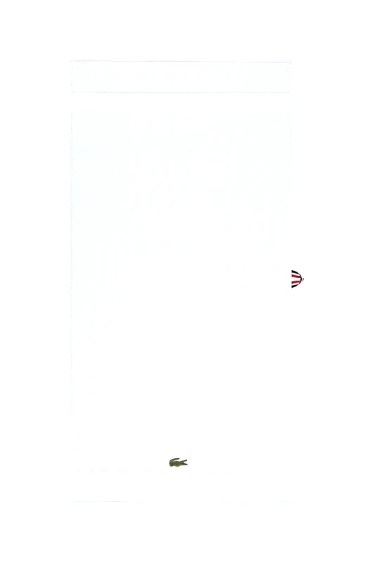 Lacoste Μεγάλη βαμβακερή πετσέτα Lacoste 90 x 150 cm