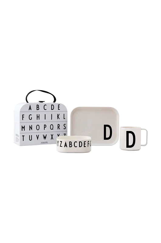 Design Letters Παιδικό σετ πρωινού Design Letters Classics in a suitcase D 4-pack