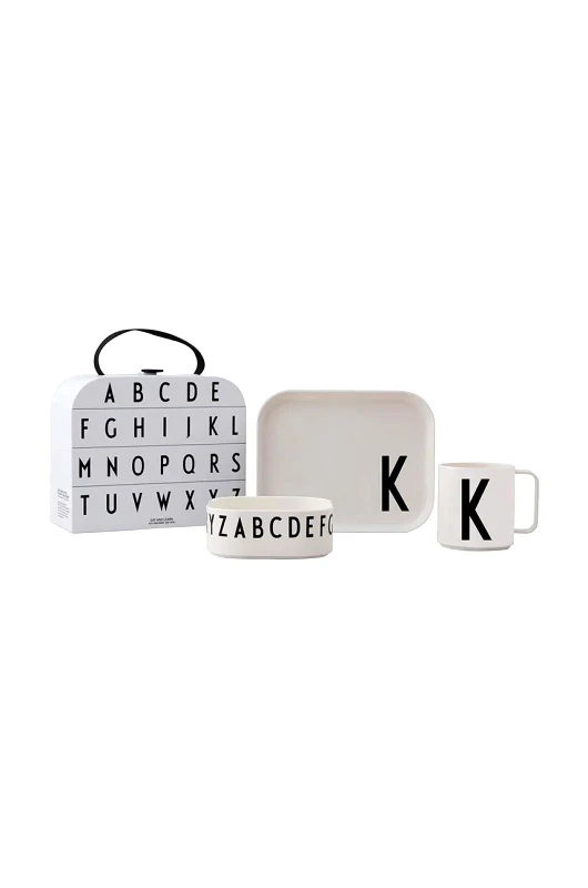 Design Letters Παιδικό σετ πρωινού Design Letters Classics in a suitcase K 4-pack