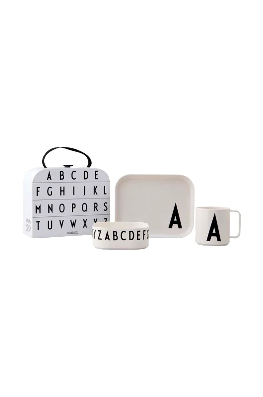 Design Letters Παιδικό σετ πρωινού Design Letters 4-pack