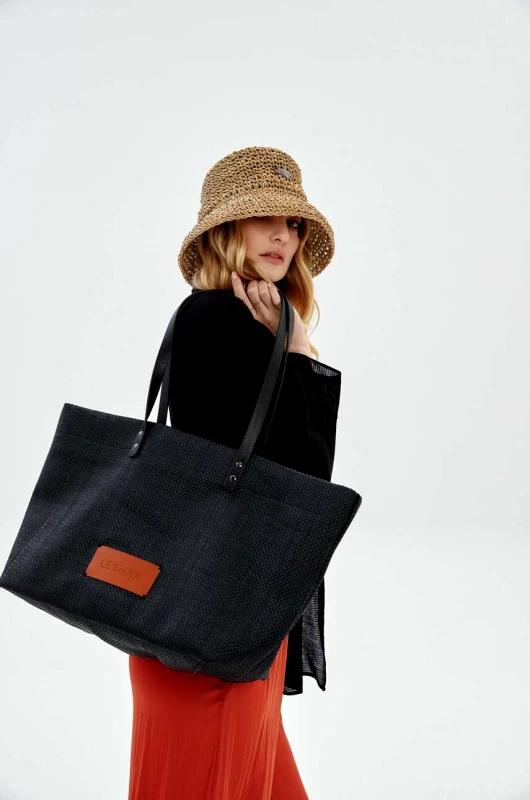 LE SH KA headwear Τσάντα LE SH KA headwear Nero Summer Bag χρώμα: μαύρο