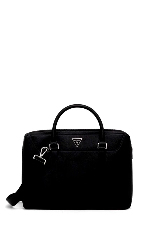 Guess Τσάντα φορητού υπολογιστή Guess χρώμα: μαύρο