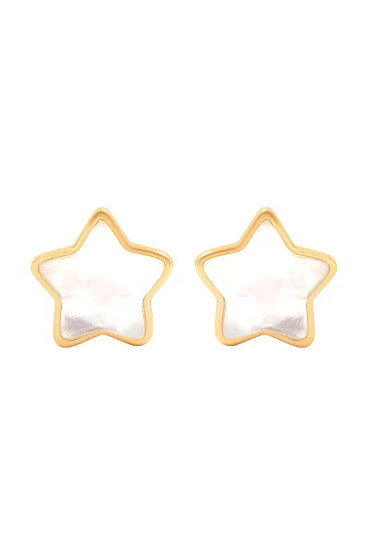 Lilou Χρυσά σκουλαρίκια Lilou