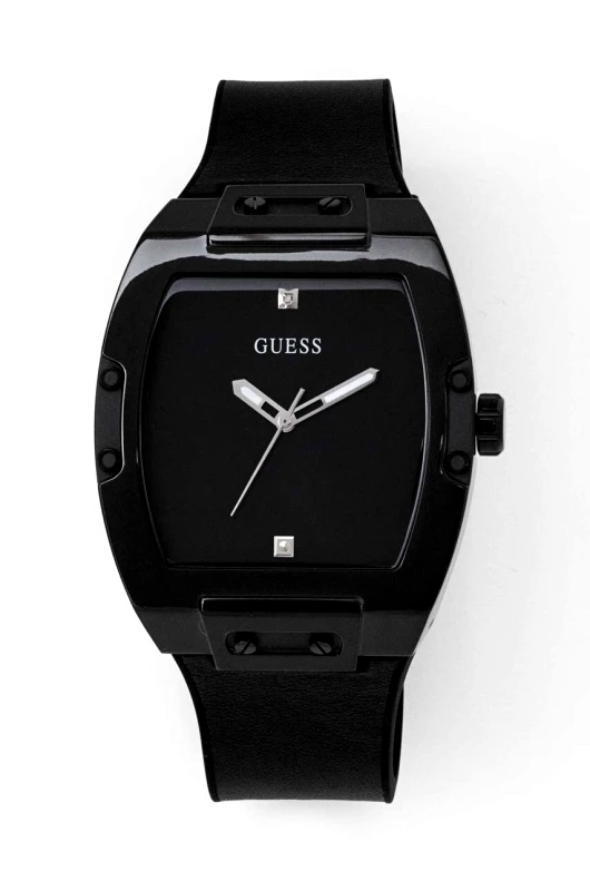Guess Ρολόι Guess χρώμα: μαύρο