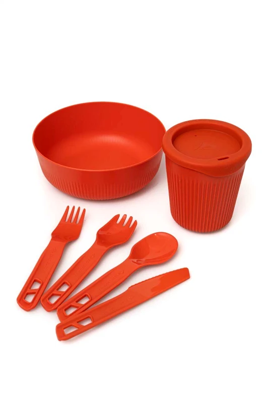 Sea to Summit Σετ πιάτων Sea To Summit Passage Dinnerware Set 1 Person χρώμα: κόκκινο, ACK0370511P