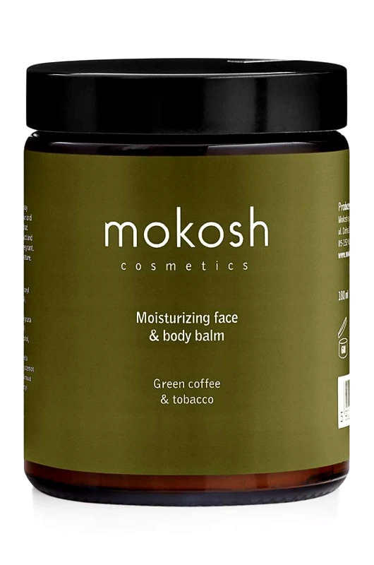 Mokosh Ενυδατικό βάλσαμο για το πρόσωπο και το σώμα Mokosh Zielona Kawa & Tytoń 180 ml