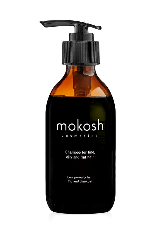 Mokosh Σαμπουάν για λεπτά, λιπαρά και πυκνά μαλλιά Mokosh Figa & Węgiel 200 ml