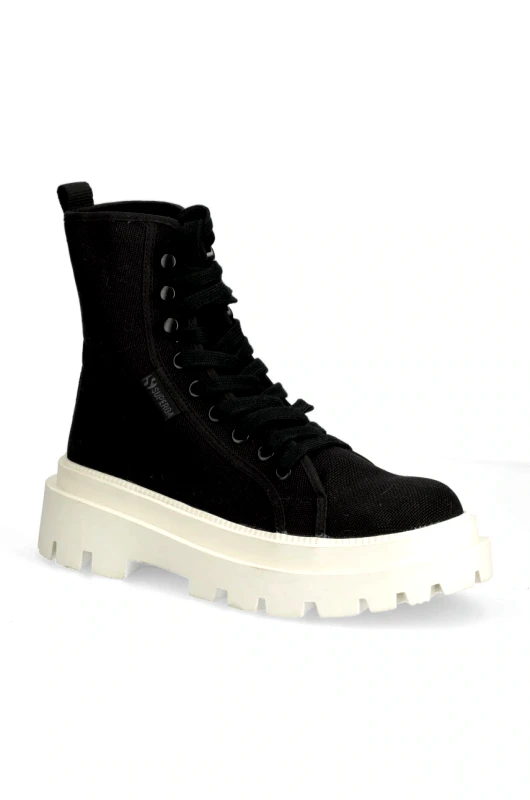 Superga Πάνινα παπούτσια Superga 3051 ALPINA APEX HIGH χρώμα: μαύρο, S1171QW