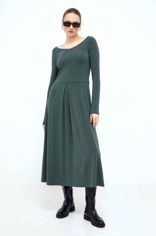 Max Mara Leisure Φόρεμα Max Mara Leisure χρώμα: πράσινο