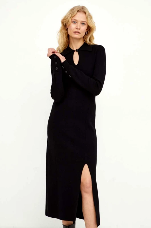 The Kooples Φόρεμα The Kooples χρώμα: μαύρο