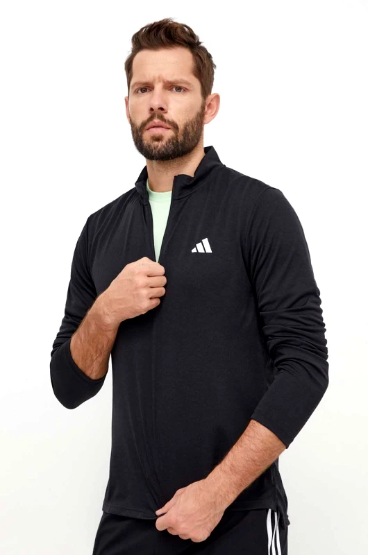 adidas Performance Φούτερ προπόνησης adidas Performance Training Essentials Training Essentials χρώμα: μαύρο IL7157