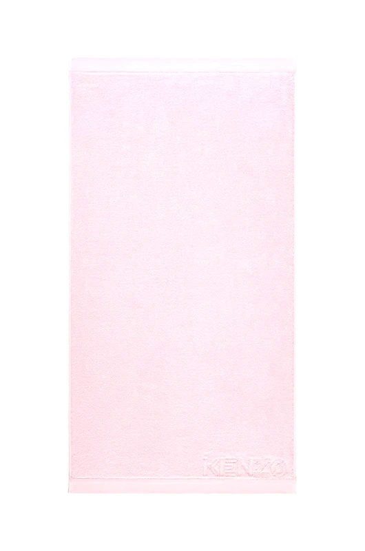 Kenzo Μικρή βαμβακερή πετσέτα Kenzo Iconic Rose2 55x100 cm