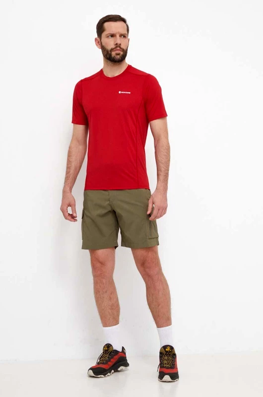 Montane Αθλητικό μπλουζάκι Montane Dart Lite χρώμα: κόκκινο, MDITS15