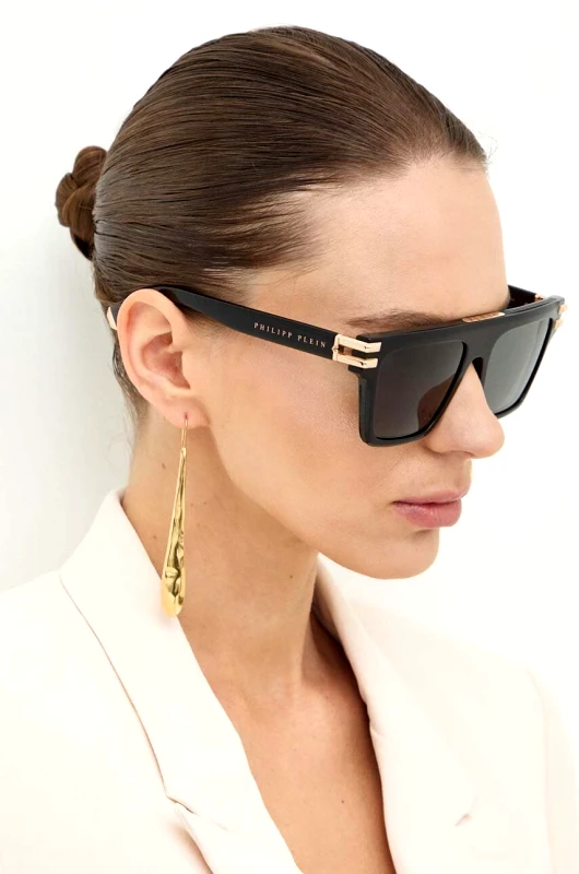 Philipp Plein Γυαλιά ηλίου Philipp Plein χρώμα: μαύρο, SPP108M_560700