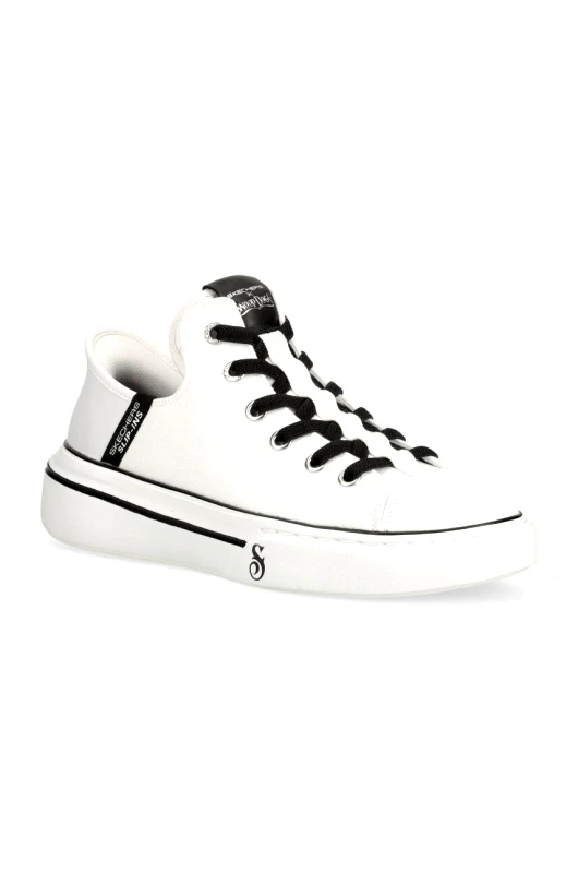 Skechers Πάνινα παπούτσια Skechers SKECHERS X SNOOP DOGG χρώμα: άσπρο