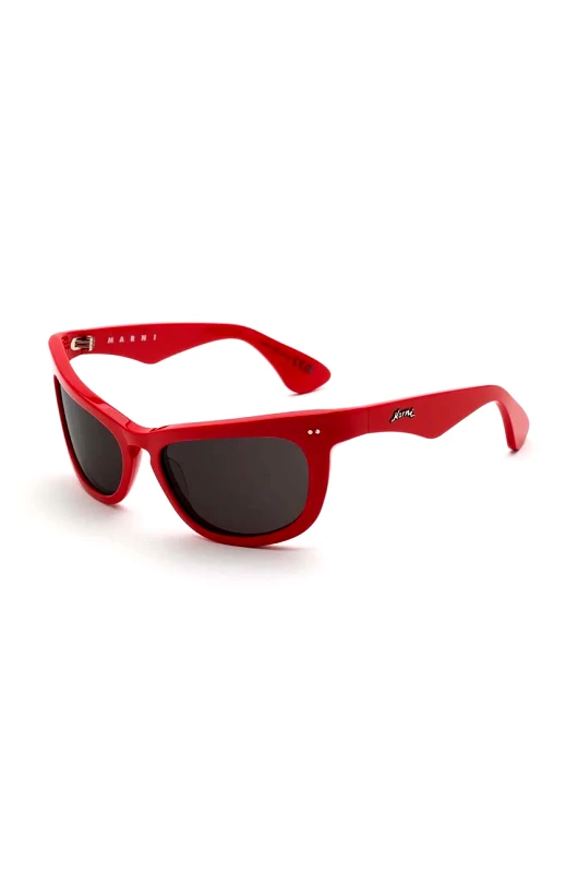Marni Γυαλιά ηλίου Marni Isamu Solid Red χρώμα: κόκκινο, EYMRN00053.007.1TZ