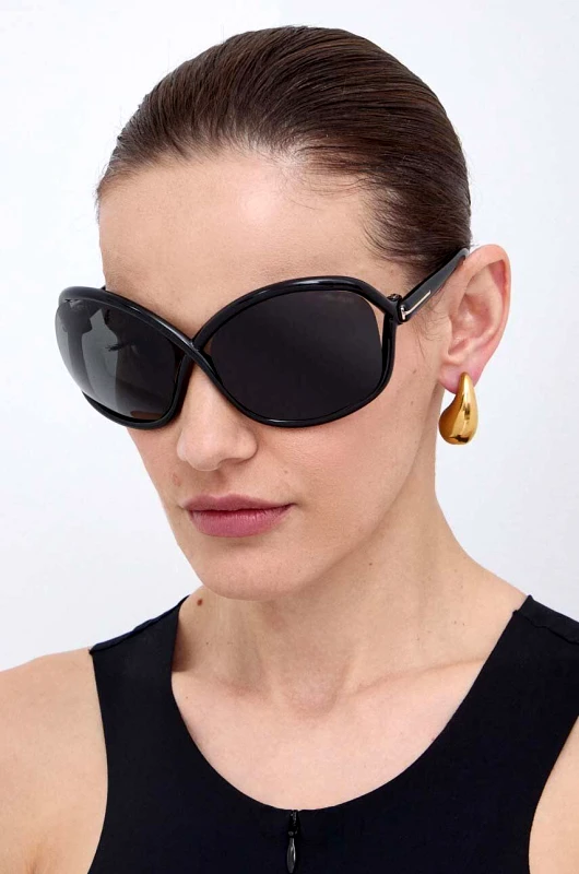 Tom Ford Γυαλιά ηλίου Tom Ford χρώμα: μαύρο, FT1068_6801A