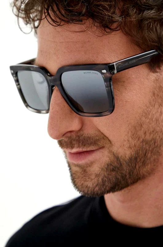 Michael Kors Γυαλιά ηλίου Michael Kors ABRUZZO χρώμα: γκρι, 0MK2217U