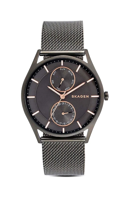 Skagen Ρολόι Skagen χρώμα: γκρι, SKW6180