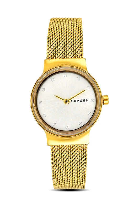 Skagen Ρολόι Skagen χρώμα: χρυσαφί, SKW2717