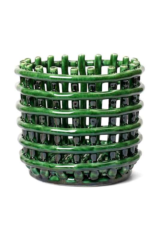 Ferm Living Διακοσμητικό καλάθι ferm LIVING Ceramic Basket S