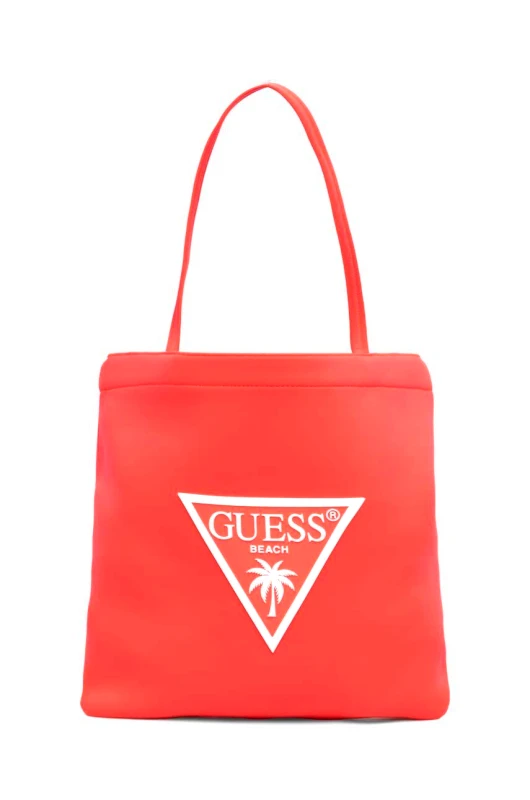 Guess Τσάντα παραλίας Guess χρώμα: ροζ