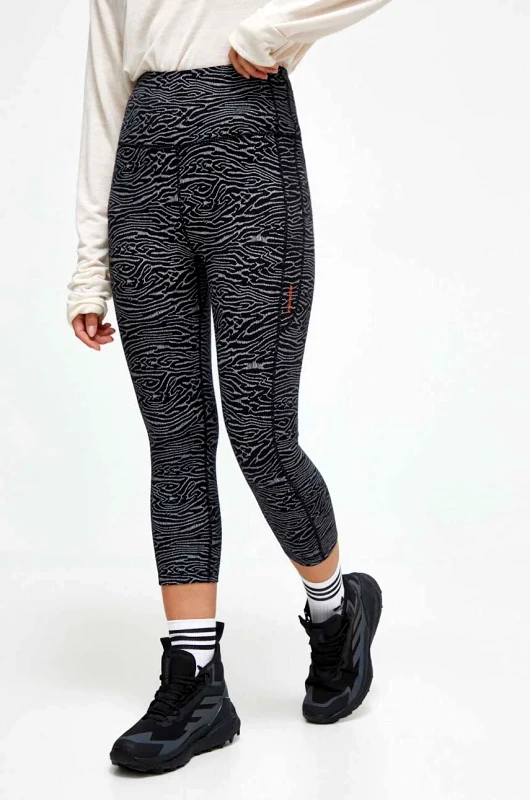 Icebreaker Αθλητικό κολάν Icebreaker Fastray χρώμα: μαύρο