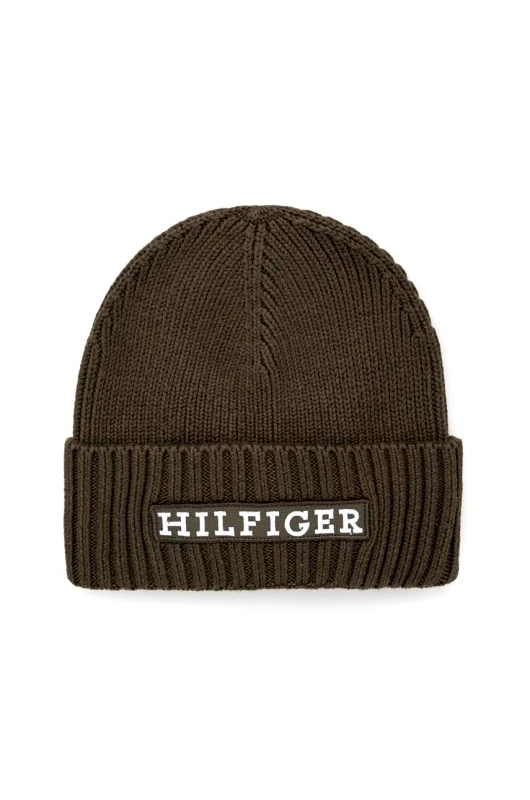 Tommy Hilfiger Σκουφί από μείγμα μαλλιού Tommy Hilfiger χρώμα: πράσινο