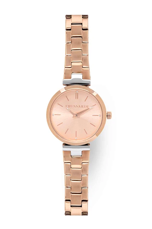 Trussardi Ρολόι Trussardi χρώμα: χρυσαφί, R2453164506