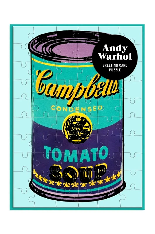 Galison Diy σετ παζλ καρτών Galison Andy Warhol Soup Can Greeting Card