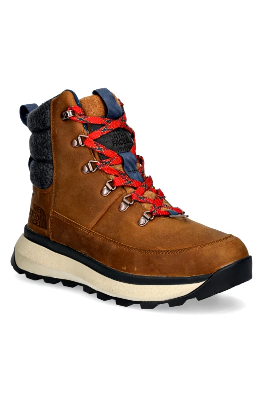 The North Face Μπότες χιονιού The North Face Bergen Leather χρώμα: καφέ, NF0A8A9M8O11