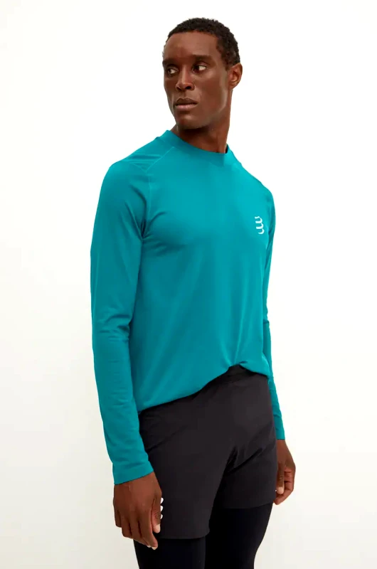 Compressport Μακρυμάνικο μπλουζάκι για τρέξιμο Compressport Performance χρώμα: πράσινο, ATSM4946