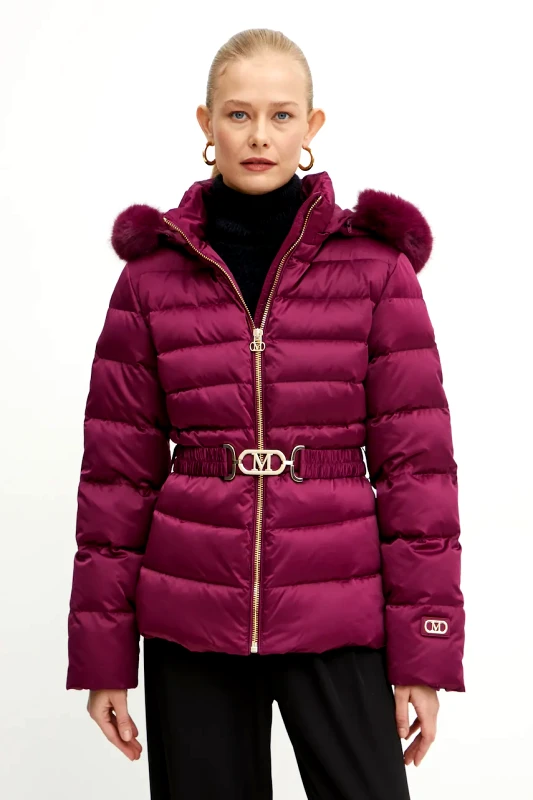 Marciano Guess Μπουφάν με επένδυση από πούπουλα Marciano Guess JASTIN χρώμα: κόκκινο, 4BGL14 7187A