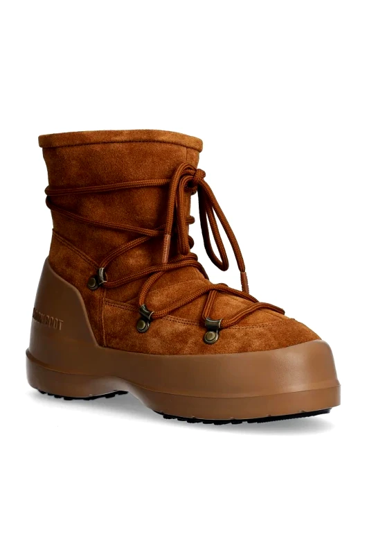 Moon Boot Μπότες χιονιού σουέτ Moon Boot MB LUNA BOOT SUEDE χρώμα: καφέ, 80D2480030 M008