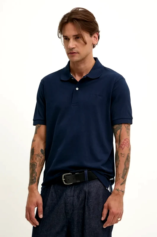 Guess Jeans Βαμβακερό μπλουζάκι πόλο Guess Jeans