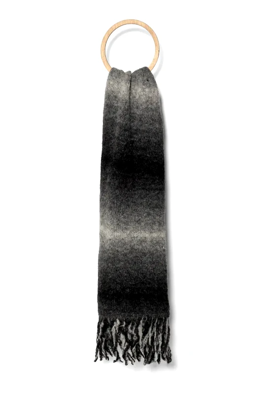 Sunflower Μάλλινο κασκόλ Sunflower χρώμα: μαύρο, 3052.