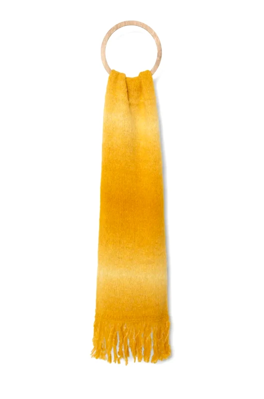 Sunflower Μάλλινο κασκόλ Sunflower χρώμα: κίτρινο, 3052.