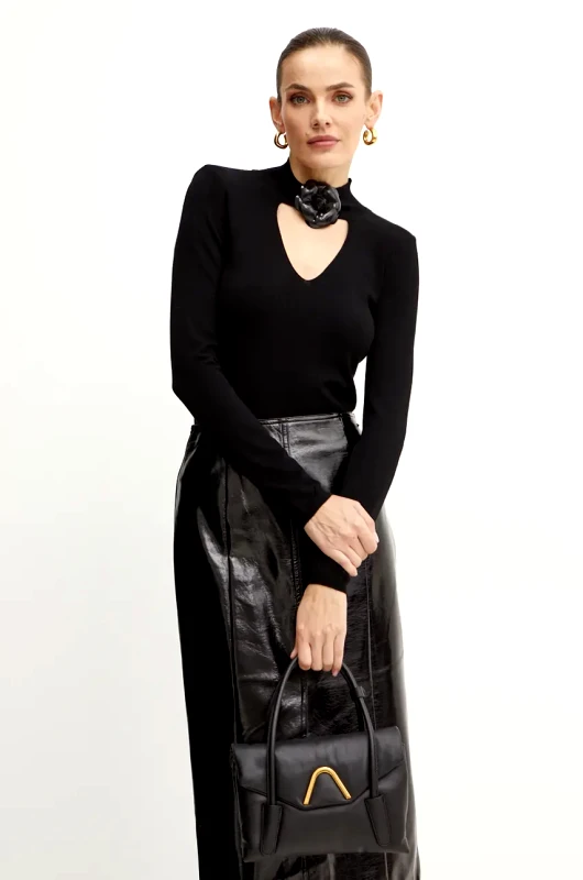 Simona Corsellini Πουλόβερ Simona Corsellini χρώμα: μαύρο, A24CPMGP02