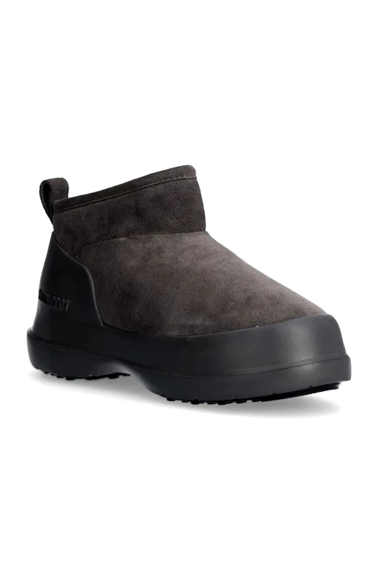 Moon Boot Μπότες χιονιού σουέτ Moon Boot MB LUNA LOW BOOT SUEDE χρώμα: γκρι, 80D2480040 H005