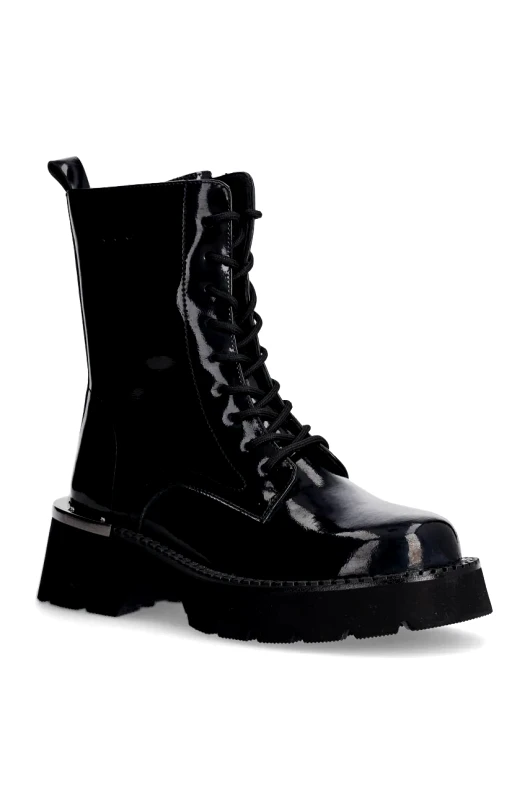 Goe Δερμάτινα workers GOE χρώμα: μαύρο, OO2N4120 BLACK