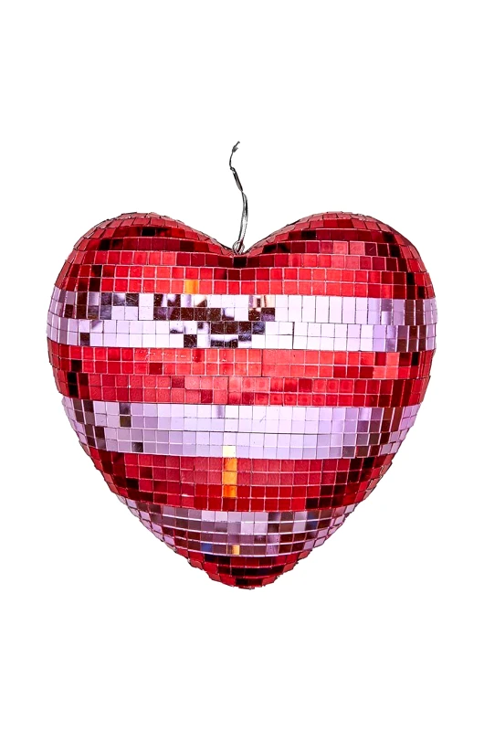 Rice Χριστουγεννιάτικο διακοσμητικό Rice Large Heart Disco Ball