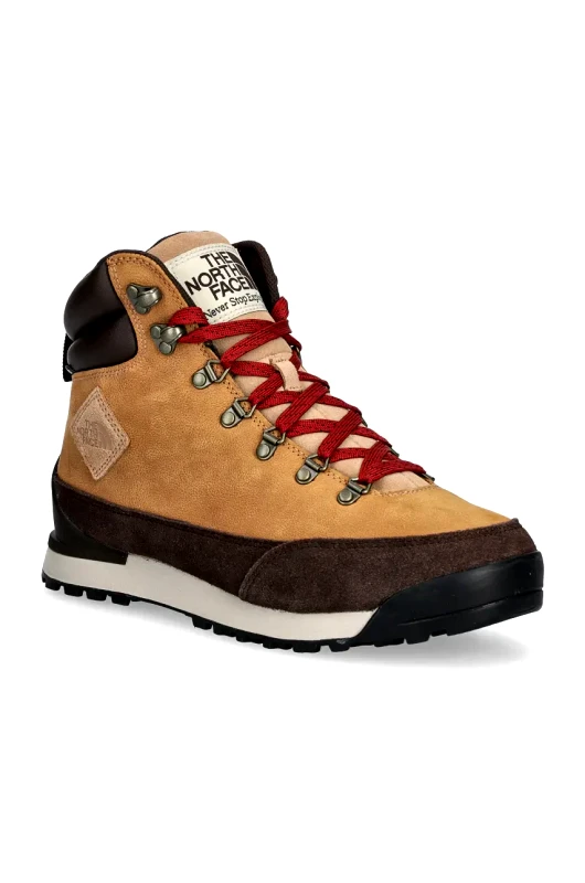 The North Face Παπούτσια The North Face Back to Berkeley IV Leather χρώμα: καφέ, NF0A817QOHU1