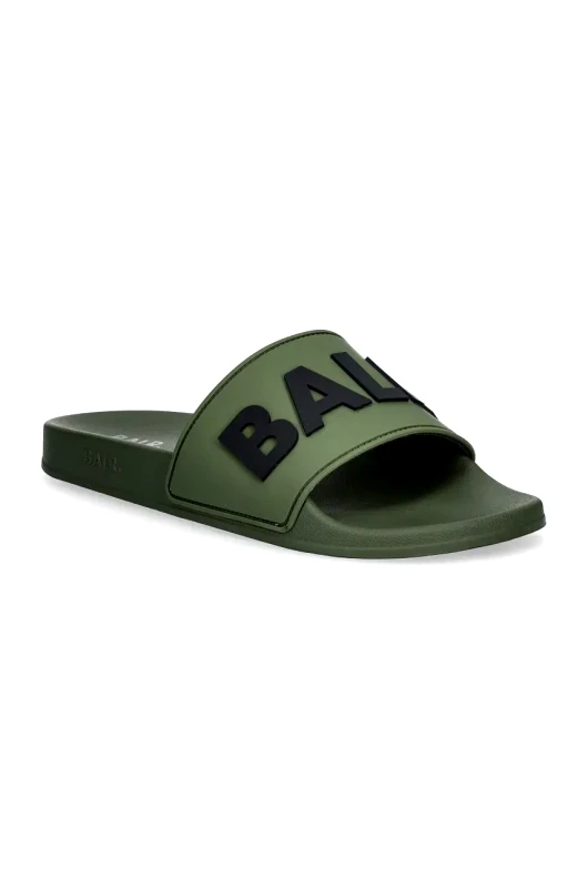 BALR. Παντόφλες BALR. Beach Slide χρώμα: πράσινο, B1520.1004