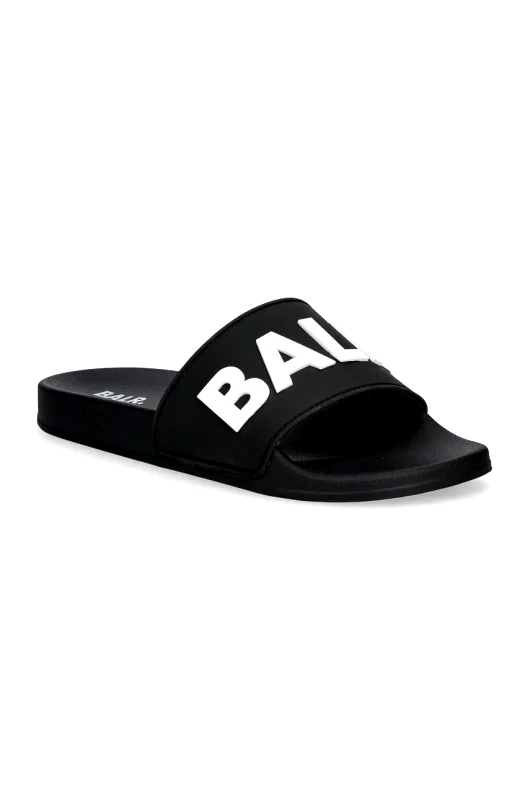 BALR. Παντόφλες BALR. Beach Slide χρώμα: μαύρο, B1520.1004