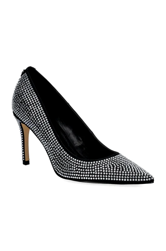 Guess Γόβες Guess RICAR χρώμα: μαύρο, FLFRCA SAT08