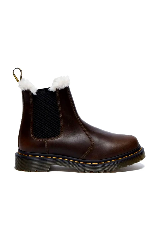Dr. Martens Μπότες τσέλσι Dr. Martens 2976 Leonore χρώμα: καφέ, DM32016777