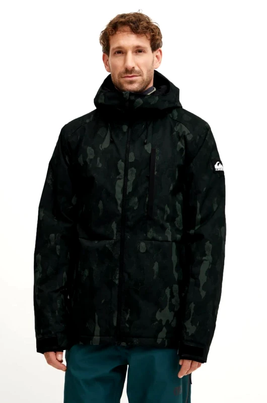 Quiksilver Μπουφάν Quiksilver Mission χρώμα: γκρι, EQYTJ03479