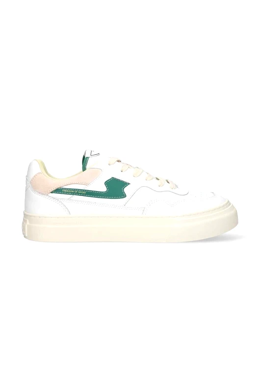 Stepney Workers Club Αθλητικά Stepney Workers Club Pearl S-Strike Leather χρώμα: άσπρο, YA09560